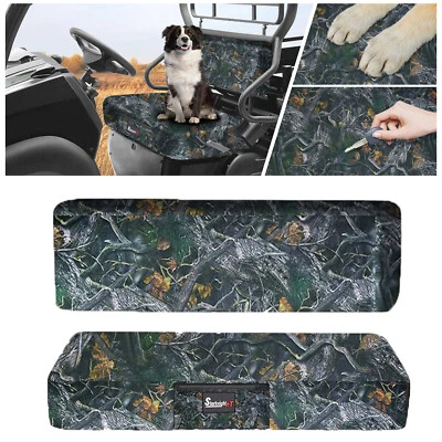 Cubierta de asiento de mula 1680D para Kawasaki Mule 600 610 610 4x4 XC cubierta de asiento de banco camuflada Foto 1 de 4