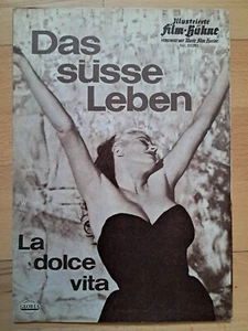 IFB Nr.05280 Das süsse Leben - Doppel-Faltblatt Filmprogramm von 1960 TOP Z0-1 - Foto 1 di 3