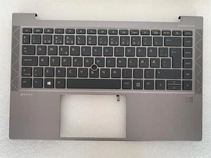 HP ZBook Firefly 14 G7 M07132-091 Clavier Norvégien Norvège Repose-Poignets NEUF - Bild 1 von 7