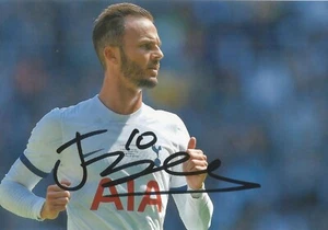 FOTO DE ACCIÓN 6x4 firmada por James Maddison & England: + certificado de autenticidad - Imagen 1 de 1