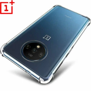 Transparent Shockproof Silicone TPU Case Cover For OnePlus 7T Pro/7 Pro/6T/5T/3  - Picture 1 of 12