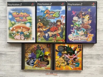 SONY PlayStation PS 1 2 Monster Farm 1  2  4  5 circus caravan set from Japan - Image 1 of 4