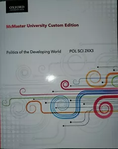 Politics of the Developing World POL SCI 2XX3 McMaster University Custom Edition - Imagen 1 de 2