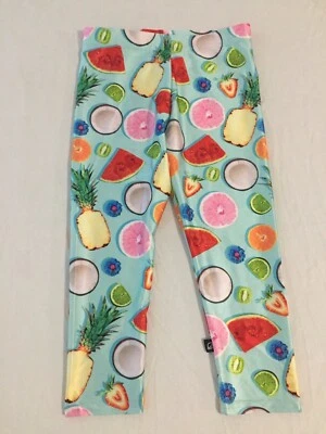 Leggings capri de frutas tropicales TEREZ para niña grande talla M ¡Nuevos con etiquetas! Foto 1 de 4