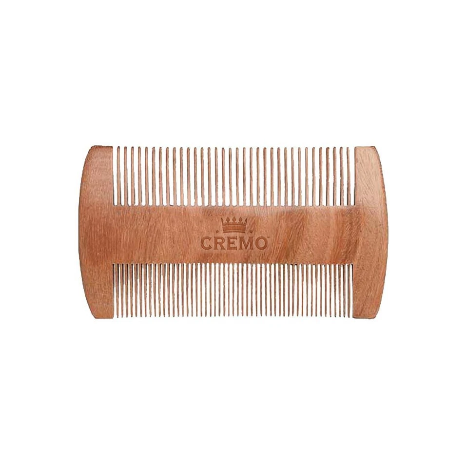 2x Cremo All Natural Sandalwood Beard Comb