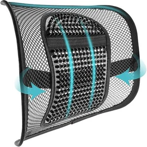 Universal Mesh Back Support Lumbar Brace For Car Office Seat Chair Cushion - Picture 1 of 7