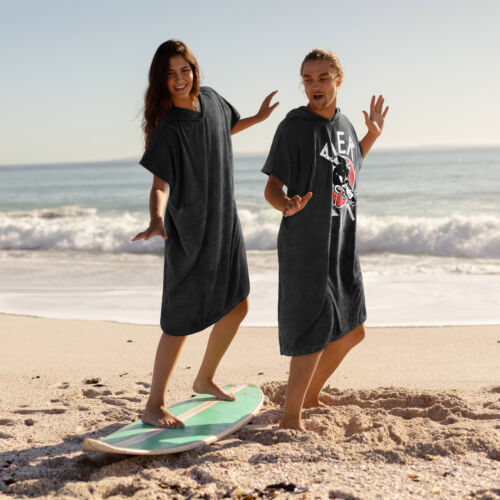 Surf Robe Poncho Wetsuit Changing Robe Beach Towel for Adult Men Women Bathrobe