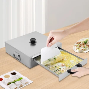Rice Noodle Rolls Machine 1 Layer Cantonese Food Steamer w/ 304 Stainless Steel - Picture 1 of 16