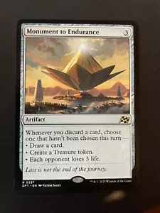 MTG - Monument to Endurance - DFT Regular Rare 0237 - Picture 1 of 2