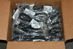 75 DEL Flaches schwarzes Stromkabel Kabel 6 Fuß AC 10 A 125 V 05120P - Bild 1 von 4