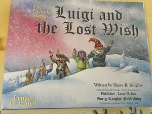 Nicholas Stories Lmt.Ed SIGNED ,H/c D/C ,LUIGI and the LOST WISH Knight, NEW - Picture 1 of 10