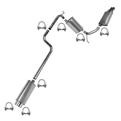 Resonator Pipe Exhaust Cat-Back Kit fits 1999-2004 Chrysler 300M 3.5L — 第 1/4 张图片