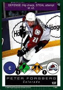 1995-96 Playoff One on One #137 Peter Forsberg