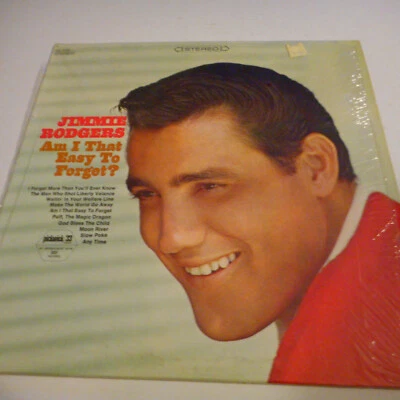 Jimmie Rodgers Am I That Easy To Forget? Vinyl LP  - Image 1 of 2