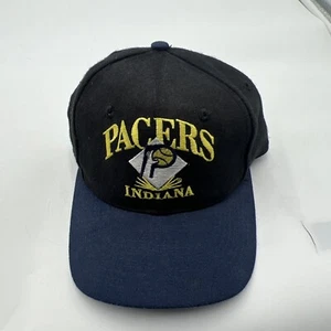 VINTAGE AJD SIGNATURE INDIANA PACERS SNAPBACK HAT - AL HARRINGTON #3 AUTOGRAPH - Picture 1 of 19