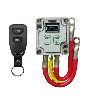 Wireless Remote Control Car Battery Disconnect Isolator Cut Off Master Switch - Image 1 of 4