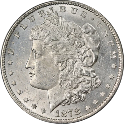 1878-P 7/8TF Morgan Silver Dollar VAM 37 ANACS MS60 Nice Eye Appeal - Image 1 of 4