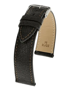 RIOS1931 French Genuine leather watch strap, MOCHA - Picture 1 of 4