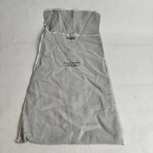 Bolso bolsa con solapa azul gris "franela procesada a prueba de deslustre" 14"x8" Silver Store - Imagen 1 de 6