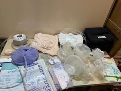 Lote 2 extractores de leche Evenflow modelo 2951 / Freemie Liberty dos extractores Foto 1 de 4