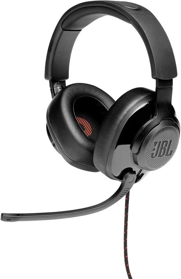 Jbl Quantum 200 Cuffie Gaming Over-ear con Filo Headset da Gioco Con...