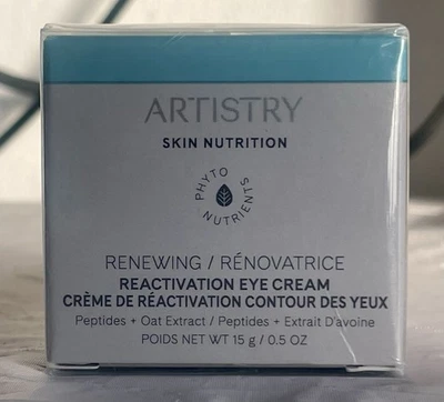 Crema de ojos reactivación renovadora Artistry Skin Nutrition 0,5 oz/15 g - nueva en caja Foto 1 de 4