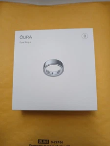 NUEVO Anillo Oura Sellado 4 Anillo Inteligente 4ta Gen. Rastreador de actividad color plata talla 9 - Imagen 1 de 3