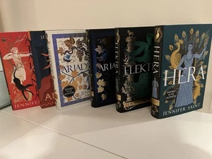 Ariadne + 5 Bücher von Jennifer Saint Waterstones signiert 5 Bücher plus ein BOTM ed - Bild 1 von 18