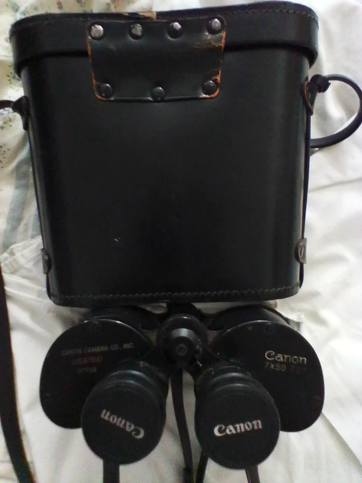 Binoculares vintage Canon recubiertos 7 x 50 7,2° #37728 Foto 1 de 4