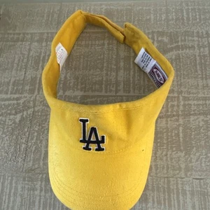 Los Angeles Dodgers Yellow MLB Baseball Visor Cap Hat Annco Adjustable - Picture 1 of 3