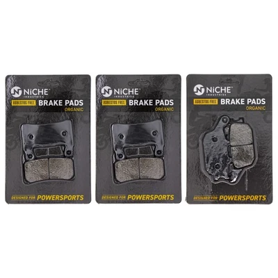 Juego de pastillas de freno para Honda CBR600RR CBR600F4 CBR900RR RVT1000R delantero trasero orgánico Foto 1 de 4