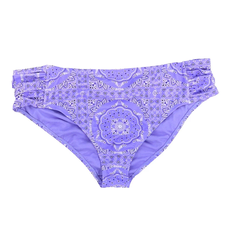 Pantalones de natación California Waves para mujer talla grande elásticos tiro medio muticolores florales Foto 1 de 1