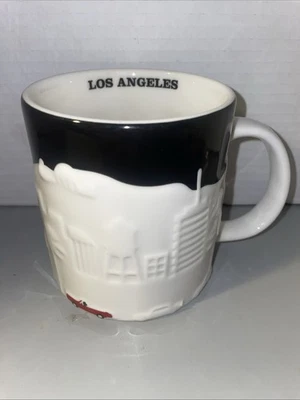 Taza de café Starbucks Los Angeles 3D Skyline Relief 2012 edición coleccionista Foto 1 de 4