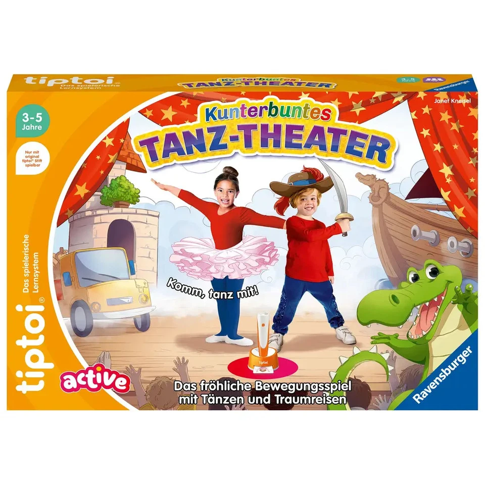 Ravensburger 00128 tiptoi ACTIVE Kunterbuntes #5004044
