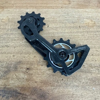 New Takeoff! SRAM Red AXS E1 Carbon Rear Derailleur Pulley Wheel Cage 47g - Image 1 of 4