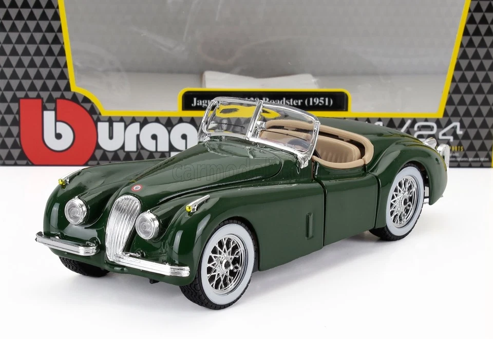 1/24 BURAGO - JAGUAR - XK120 CABRIOLET 1951 18-22018GR - Immagine 1 di 1
