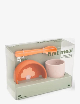 done by deer Silikon-Geschirrset Kindergeschirrset Brokkoli Babygeschirr Set - Bild 1 von 4