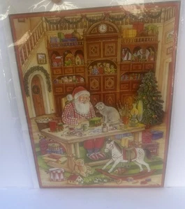 Vintage Advent Christmas Calendar Made In German By Richard Sellmer Verlag - Picture 1 of 15