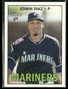 2016 Topps Heritage Edwin Diaz RC #559 Seattle Mariners - Picture 1 of 2