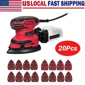 Detail Wood Sander Compact Sander 220W 1.6Amp Power Sander with Dust Collector - Picture 1 of 7