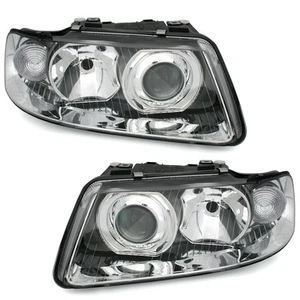Scheinwerfer Set Klarglas für Audi A3 8L 8L1 Facelift 2000-03 Xenon OPTIK Linse - Bild 1 von 6