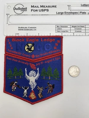 BSA BOY SCOUTS OA BLACK EAGLE LODGE 482 X10 S26 NOAC 2004 TRANSATLANTIC COUNCIL - Image 1 of 2