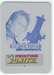 Dolph Lundgren 2025 Blatt Metall Pop Century Cyan Druckplatte #S-DL3 1/1 - Bild 1 von 2