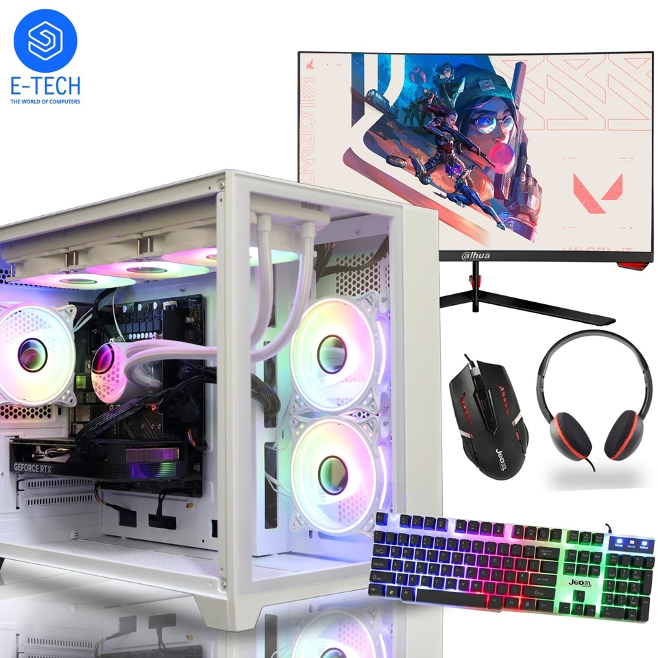 RTX 5090 Gaming PC Bundle Intel Core i7-12700KF 64GB RAM 2TB M.2 NVME Windows 11 - Image 1 of 1