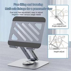 Stand de tablette de bureau universel pour la hauteur et l'angle réglables - Photo 1/15