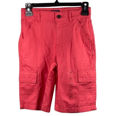 Шорты The Childrens Place для мальчиков средние 8 красные грузовые 9 дюймов с карманами по внутреннему шву новые с ценниками - Изображение 1 из 4