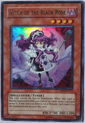 Yugioh 1x Witch Of The Black Rose ABPF-EN012 Ultra Rare Unlimited Edition NM - Image 1 of 4