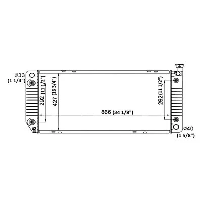 For Chevy Sonora 2000-2002 Reach Cooling 41-1693 Engine Coolant Radiator Foto 1 de 2