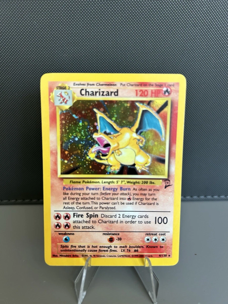 Charizard Pokémon TCG Base Set 2 English Collectible Individual