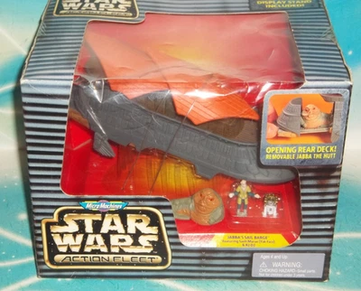 SERIE FLOTA DE ACCIÓN STAR WARS JABBA'S TATOOINE VELA BARCAZA CON JABBA YAKFACE R2-D2 Foto 1 de 4